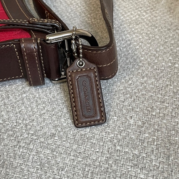 Vintage Red Coach Bag - Picture 5 of 10